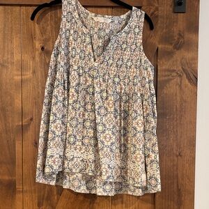 Odd Molly Pintuck Embroidered Top